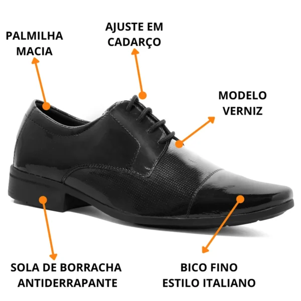 Sapato Social Clássico Recife - MODELO 1011 - Imagem 5