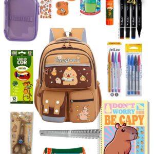 Kit Material Escolar Capivara Completo Personalizado Capybara