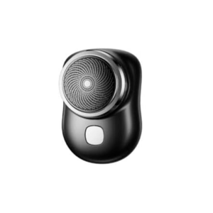 Barbeador elétrico portátil para homens, preto, úmido e seco